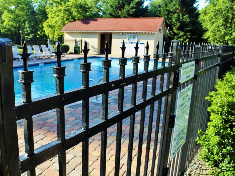 Metal Pool Fence Installation in Alpharetta, GA