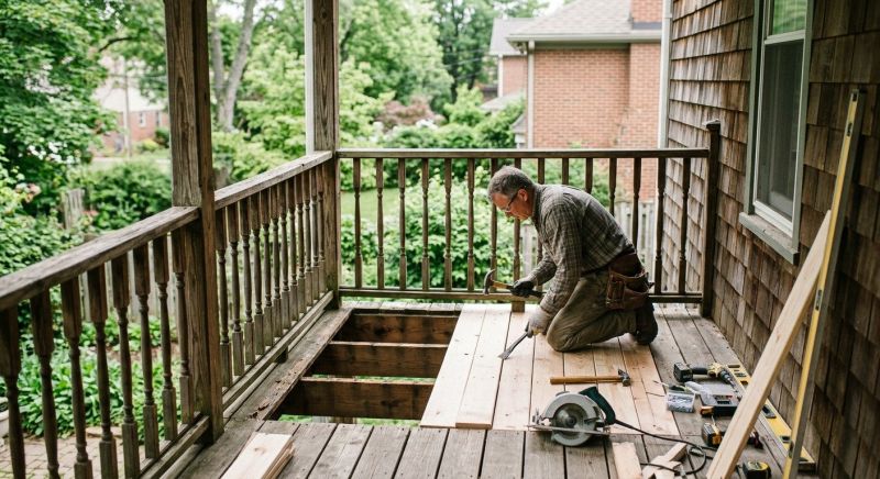 Terrace Railing Repair in Redmond, WA