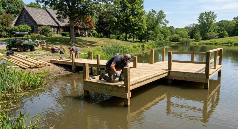 Water Dock Installation in Kansas City, KS
