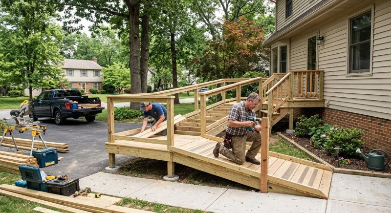 Accessible Ramp Construction in Conroe, TX