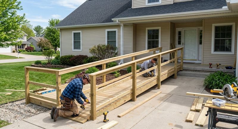 Accessible Ramp Installation in Wilmington, NC