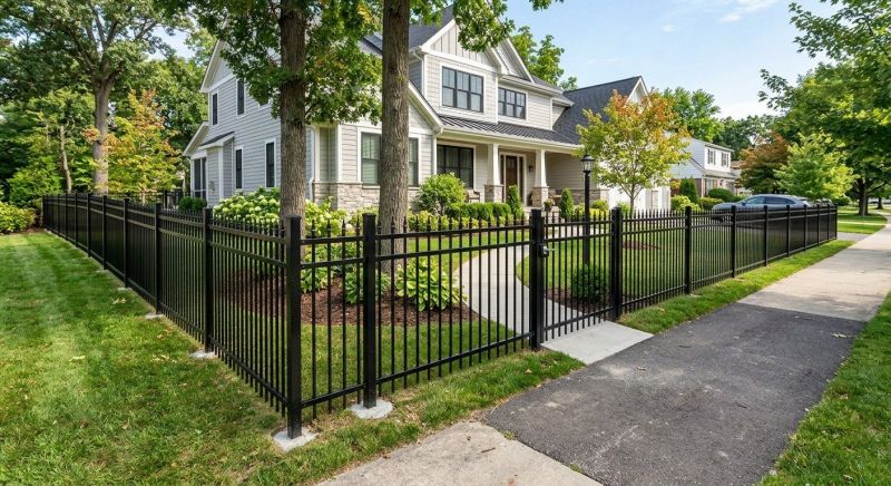 Aluminum Fence Construction in Pearland, TX