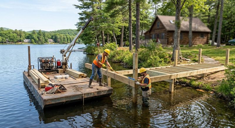 Boat Dock Installation in Kansas City, KS