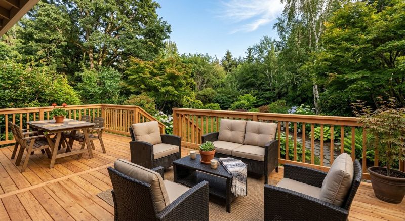 Cedar Deck Installation in Fairfield County, CT