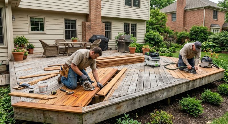 Deck Board Replacement in Redmond, WA