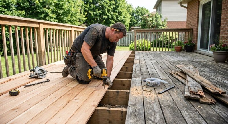 Deck Floor Repair in Redmond, WA