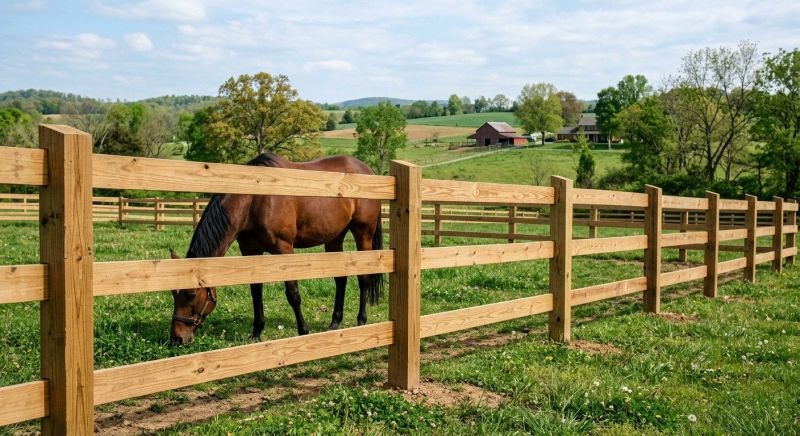 Equine Fence Installation in Pearland, TX