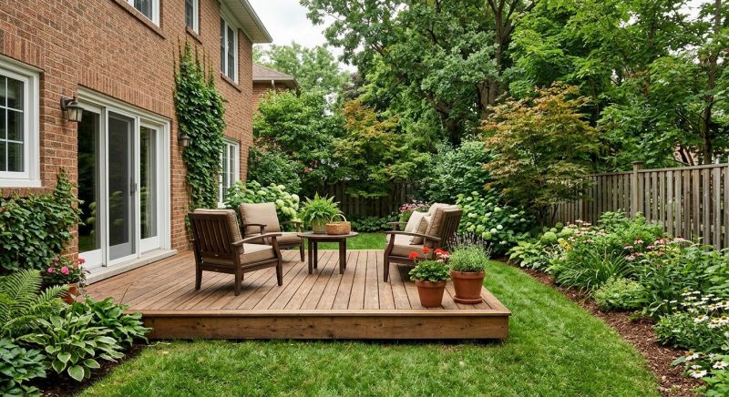 Ground Level Deck Construction in Worcester, MA