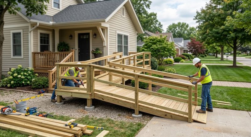 Handicap Ramp Installation in Kansas City, KS