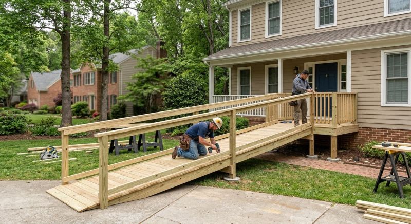 Mobility Ramp Construction in Conroe, TX