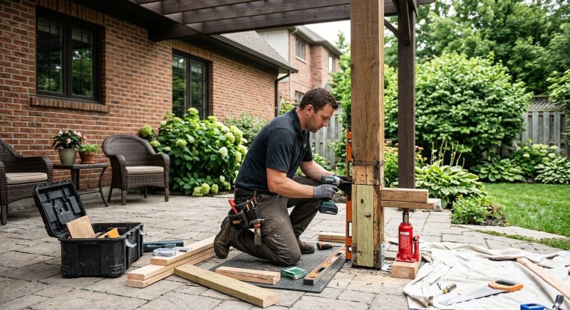 Rotten Column Replacement in Seattle, WA