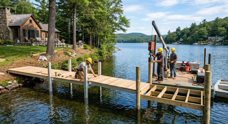 Water Dock Installation in Kansas City, KS