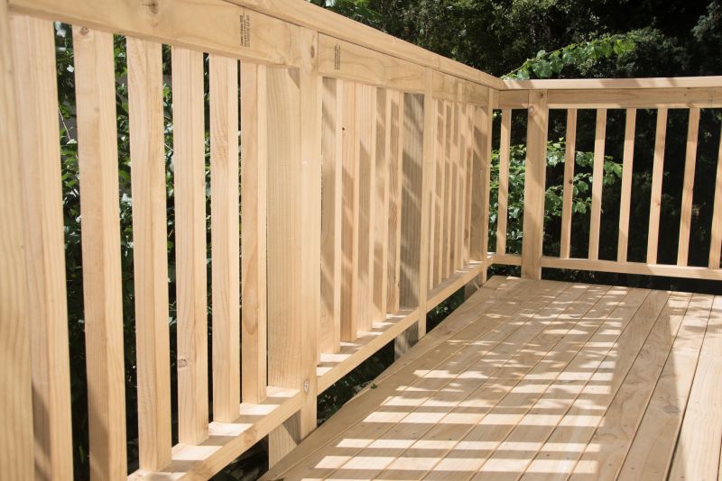 New Wooden Deck Installation