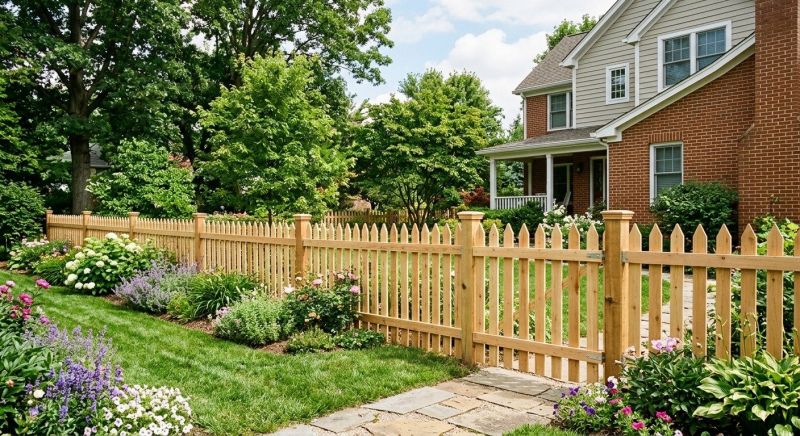 Wood Picket Fence Installation in Sacramento, CA
