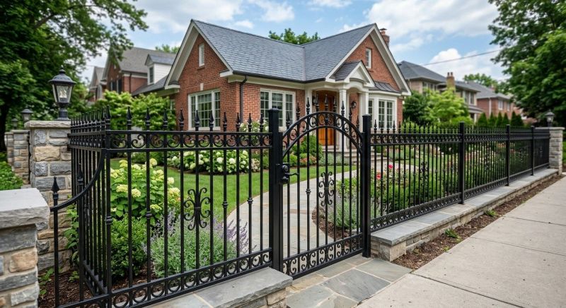 Wrought Iron Fence Installation in Alpharetta, GA